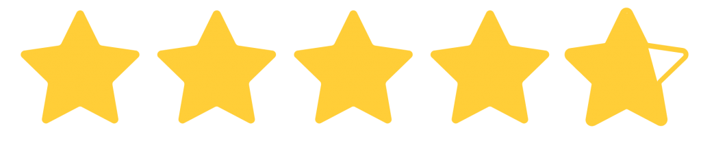 Rating 4.6 din 5 pe Google